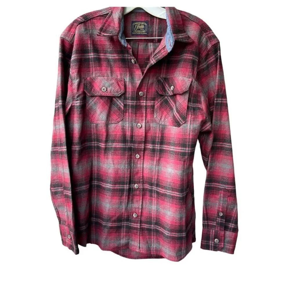 Men’s Jachs MFG size M Heritage flannel button up shirt